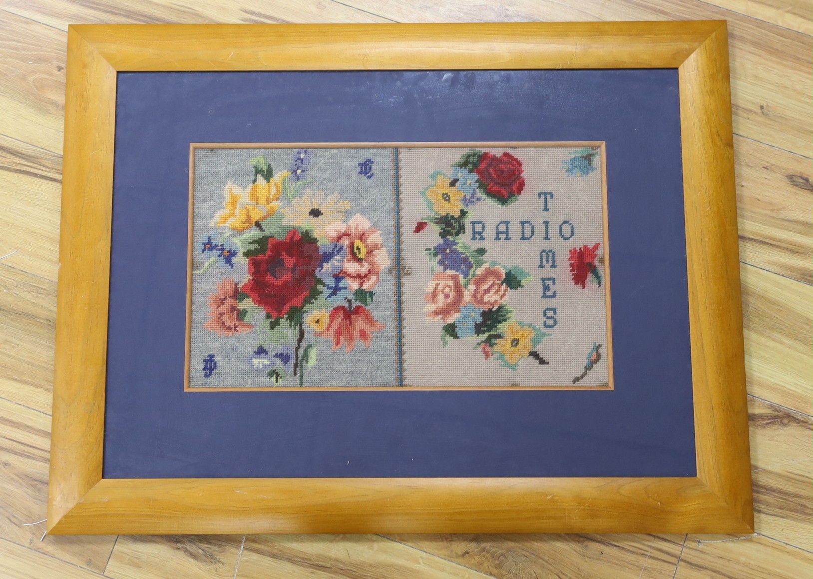 A Radio Times embroidery